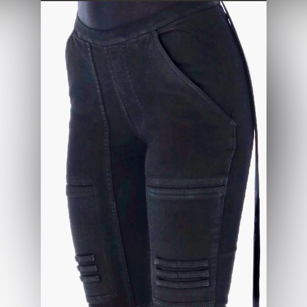Rick Owens Drkshdw Women Waxed Nagakin Pants jeans